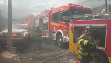 Bomberos, incendio