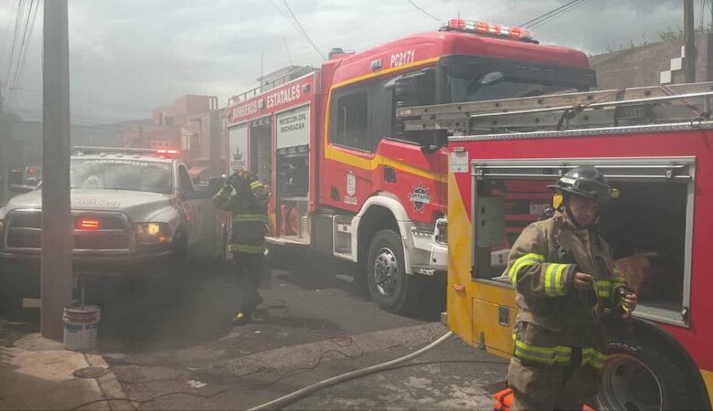 Bomberos, incendio
