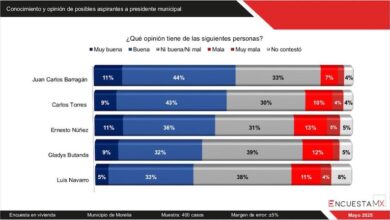 Los Suspirantes, Encuesta MX, 4T