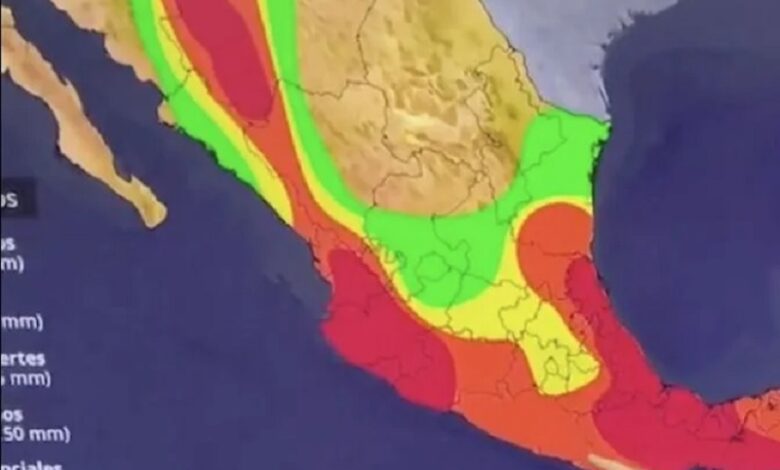 lluvias intensas, México