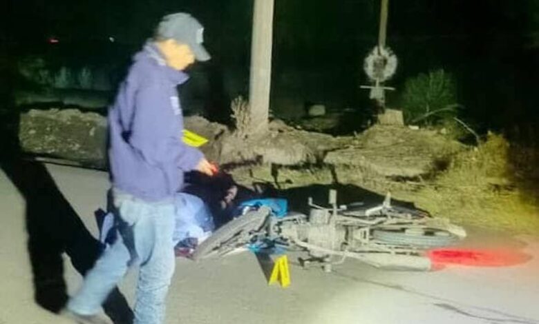 Accidente, motocicleta