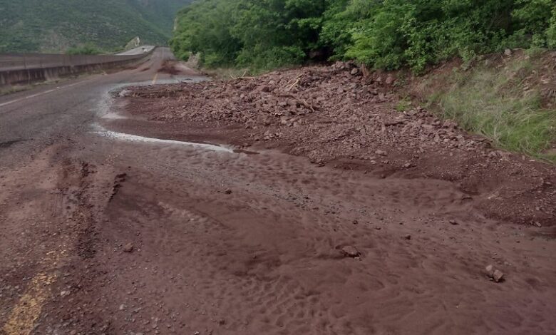 Michoacán, Derrumbe