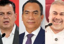 Memo Valencia, Adrián López y Jesús Mora
