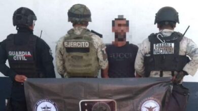 Detenido con policías y militares