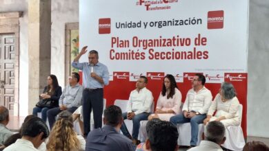 Raúl Morón en asamblea estatal