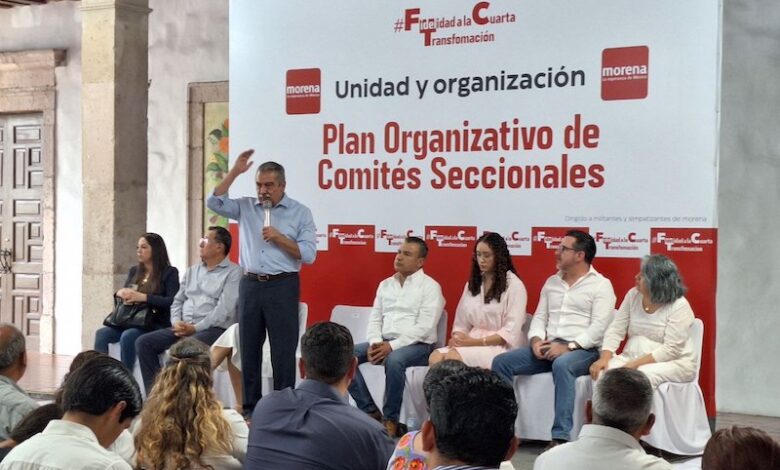 Raúl Morón en asamblea estatal
