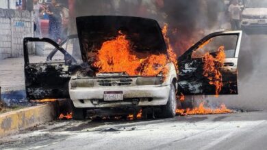 Incendio auto