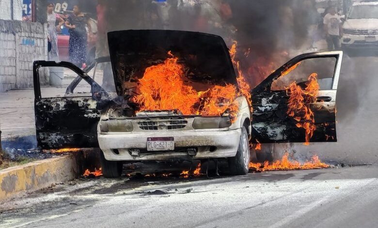 Incendio auto