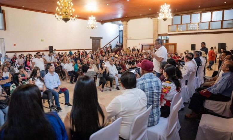 Raúl Morón en asamblea
