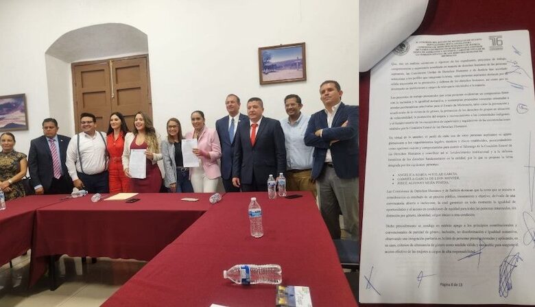 Dictamen de la CEDH y diputados
