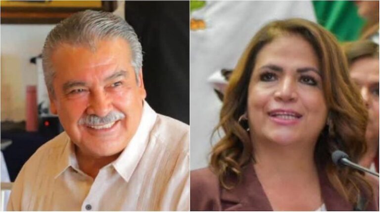 Raúl Morón y Fabiola Alanís