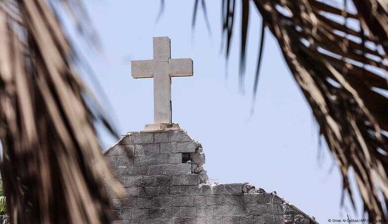 ataque a iglesia de Gaza