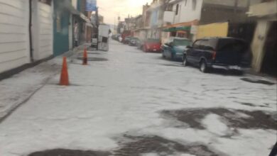 Granizada en Maravatío