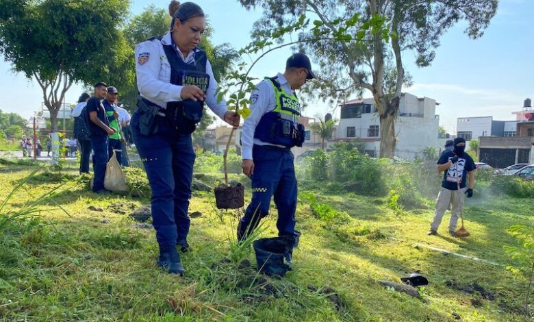 Policía Morelia, reforestación