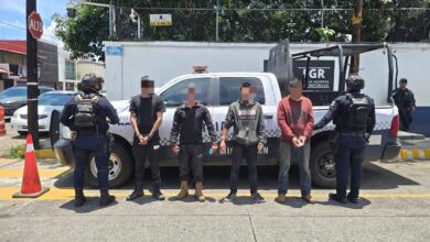 Cuatro detenidos en Uruapan