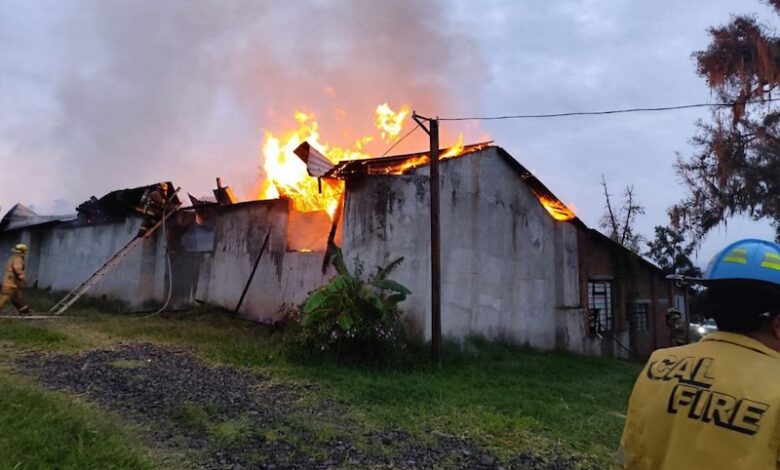 Incendio de bodega