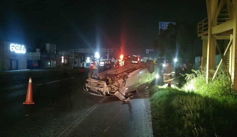 Volcadura en Morelia