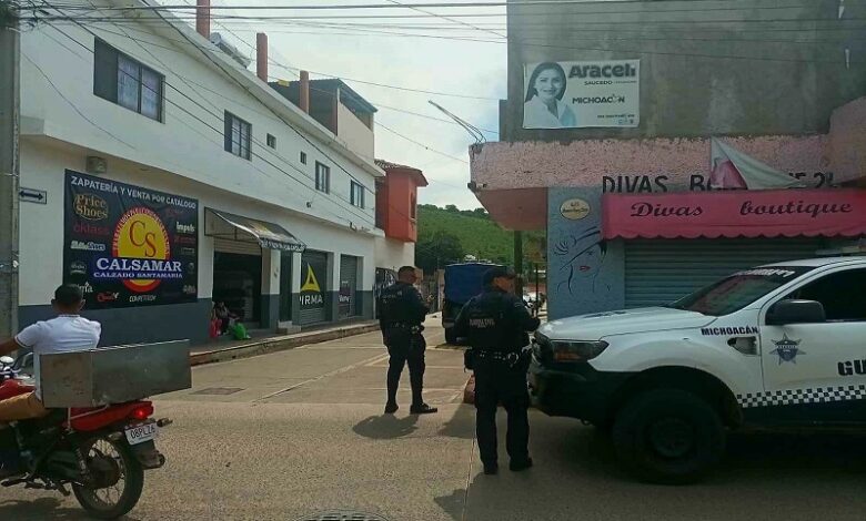 Zinapécuaro, Tiroteo