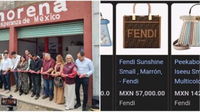 Leticia Valenzuela Cortés con bolso Fendi de 57 mil pesos