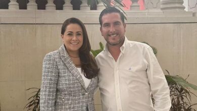 Tere Jiménez y Hugo Servín