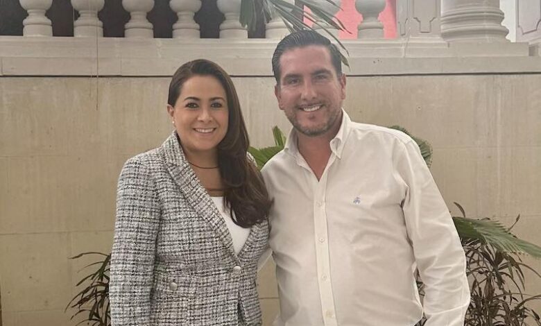 Tere Jiménez y Hugo Servín