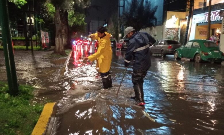 Encharcamientos en Morelia