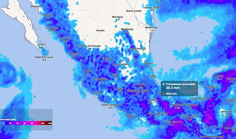 tormentas eléctricas, México