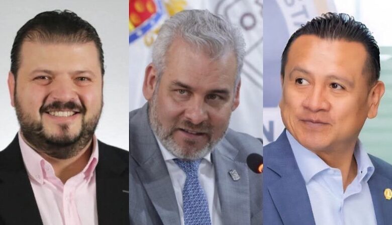 Raúl Zepeda Villaseñor, Alfredo Ramírez Bedolla y Carlos Torres Piña