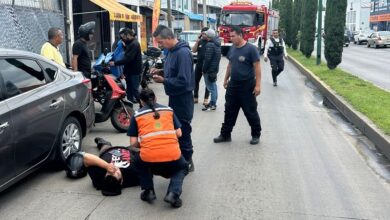 Morelia, motociclista lesionado
