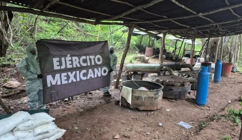 Turicato, Sedena, laboratorio de drogas