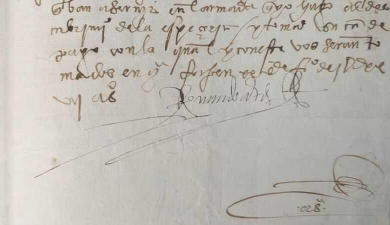 Hernán Cortés, Manuscrito