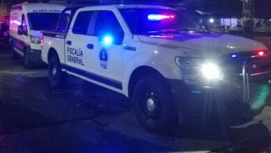 Camioneta de la FGE