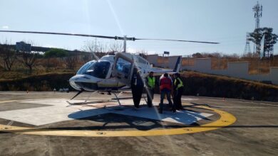 Helicóptero, ambulancia aérea