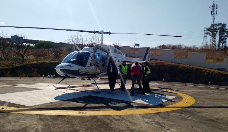 Helicóptero, ambulancia aérea
