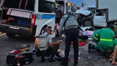 Choque de frente en Autopista Siglo XXI
