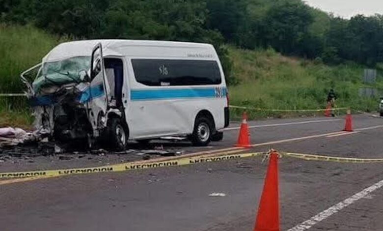 Combi accidentada
