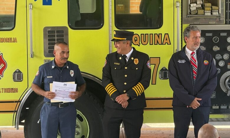 Día Nacional del Bombero, Morelia