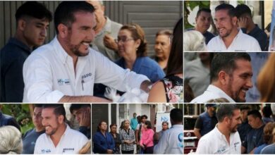 Hugo Servín en visita a Balcones de Morelia