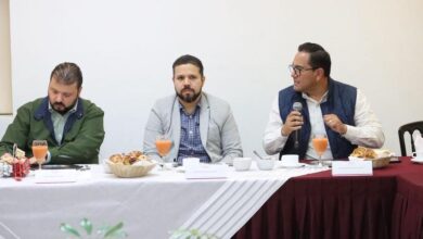 Raúl Zepeda, Josué Pineda y Víctor Serrato