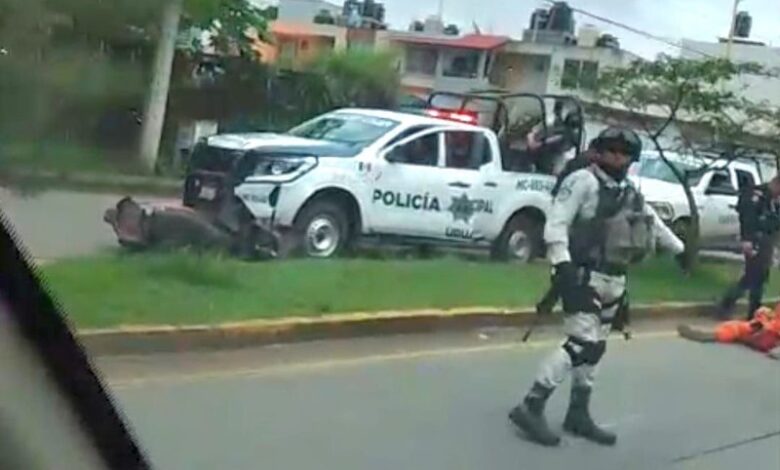 Patrulla sobre motocicleta