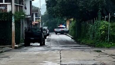 Patrullaje policial en Tingambato