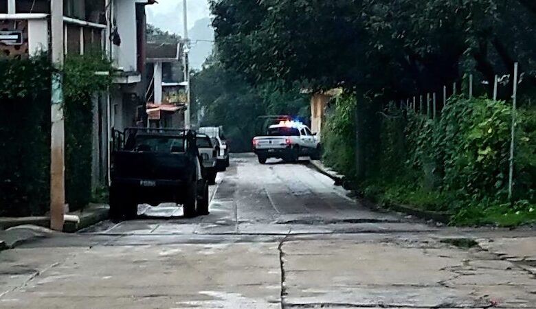 Patrullaje policial en Tingambato