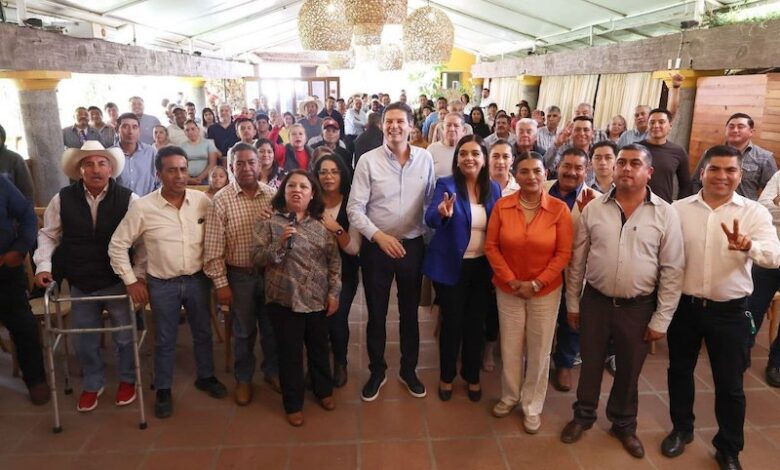 Alfonso Martínez encabeza evento en Maravatío
