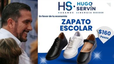 Hugo Servín ofrece calzado escolar a bajo precio