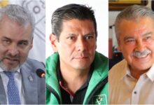 Alfredo Ramírez Bedolla, Ernesto Núñez Aguilar y Raúl Morón Orozco