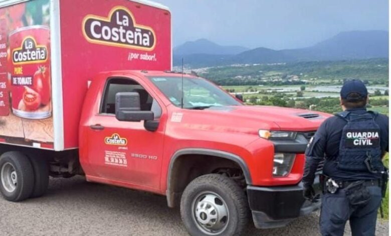 Camioneta robada