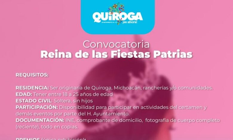 Reina de las Fiestas Patrias 2025, Quiroga