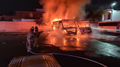 Camiones se incendian