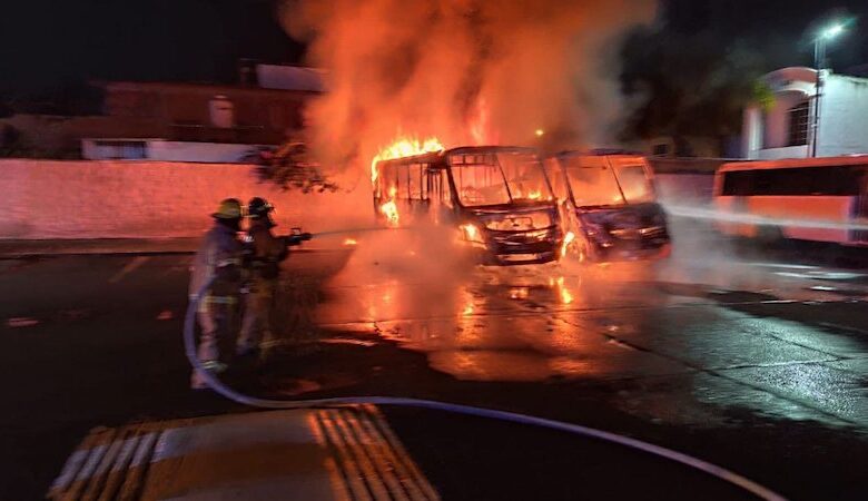 Camiones se incendian