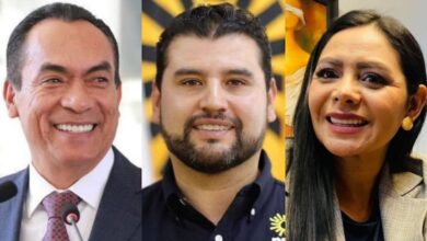 Adrián López, Octavio Ocampo y Araceli Saucedo
